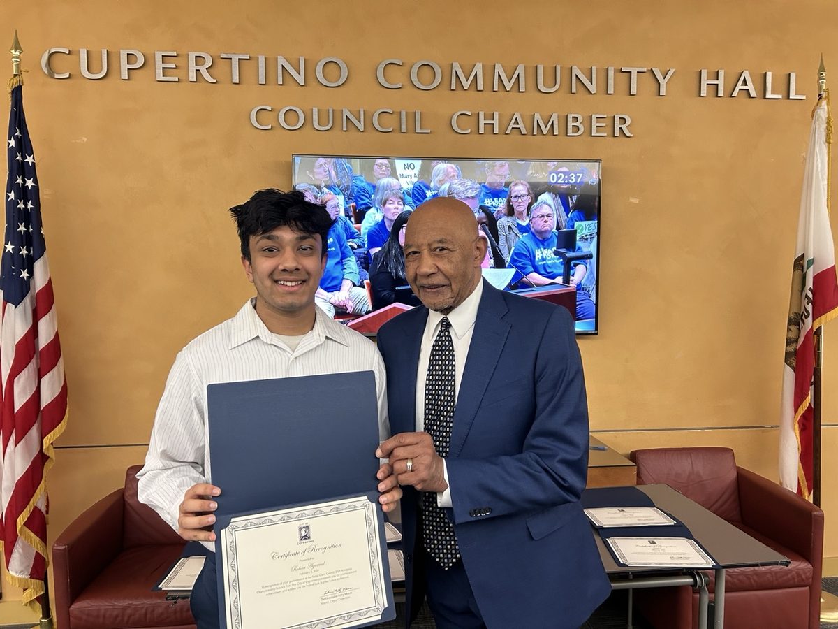 Mayor's Award, with Mr Forrest Williams
